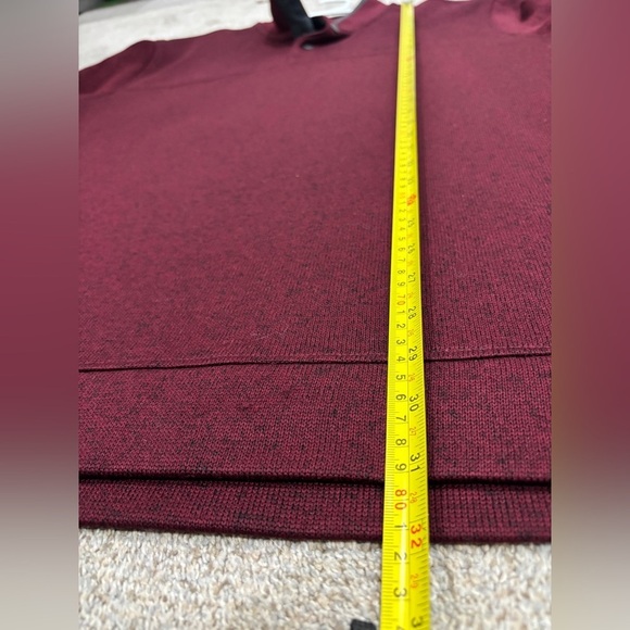 NWOT Eddie Bauer Men's Radiator Fleece Snap-Front Pullover Burgundy TXL - Picture 3 of 9